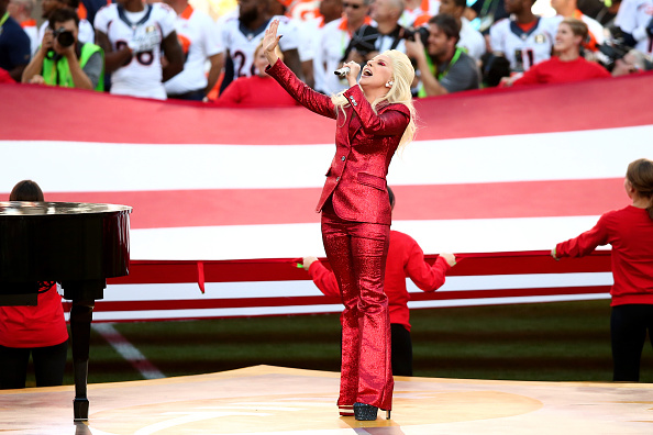 Lady Gaga Sings The National Anthem At Super Bowl 50