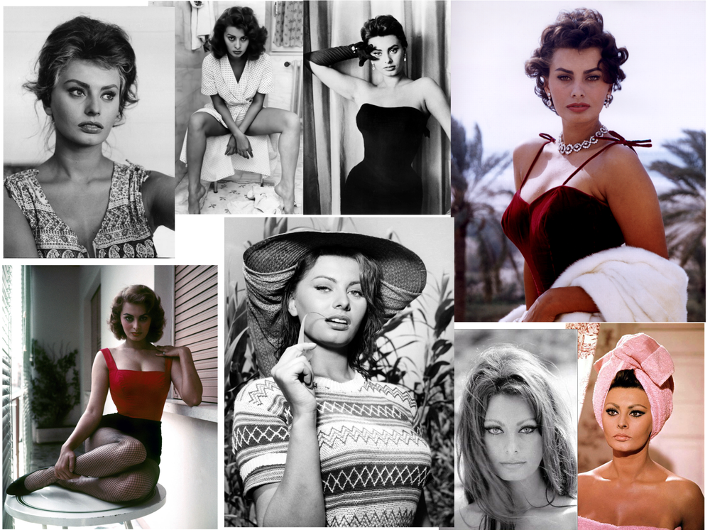 Sophia+Loren+Collage