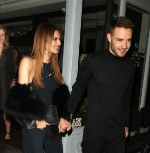 LONDON, ENGLAND - MARCH 09: Cheryl Fernandez-Versini and Liam Payne at Salmontini restarant on March 9, 2016 in London, England. (Photo by Mark Milan/GC Images)