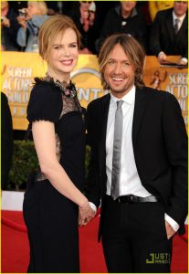 LOS ANGELES, CA - JANUARY 30: Actress Nicole Kidman and musician Keith Urban arrive at the 17th Annual Screen Actors Guild Awards held at The Shrine Auditorium on January 30, 2011 in Los Angeles, California. (Photo by Jason Merritt/Getty Images)
