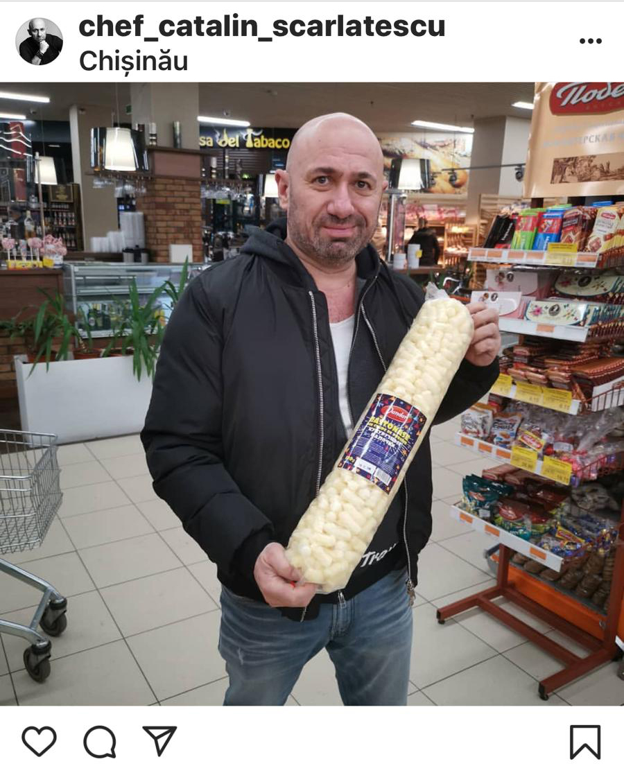 chef scarlatescu cu pufuleti la Chisinau